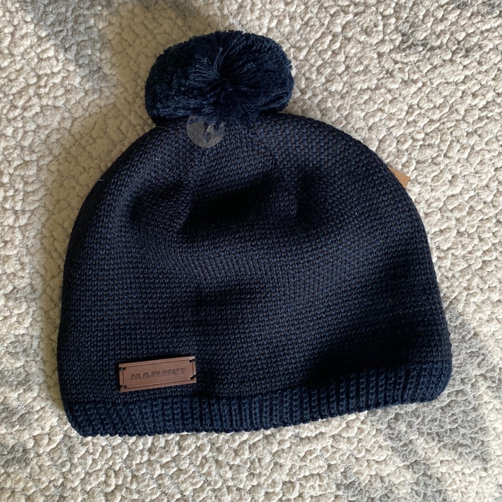 Mammut Black/Blue Beanie
